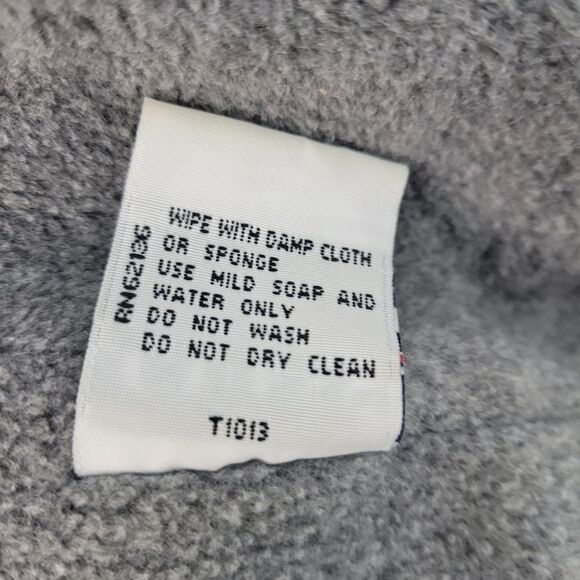 Guess outerwear vest, zip up, collared fleece lined 100% polyeurothane, size S - Picture 5 of 7